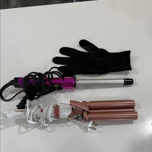 BedHead Pink and Rose Gold Hair Styling Set